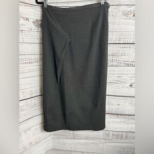 Cannisse skirt Womens size 16 gray pegged Midi studio lagenlook Woven